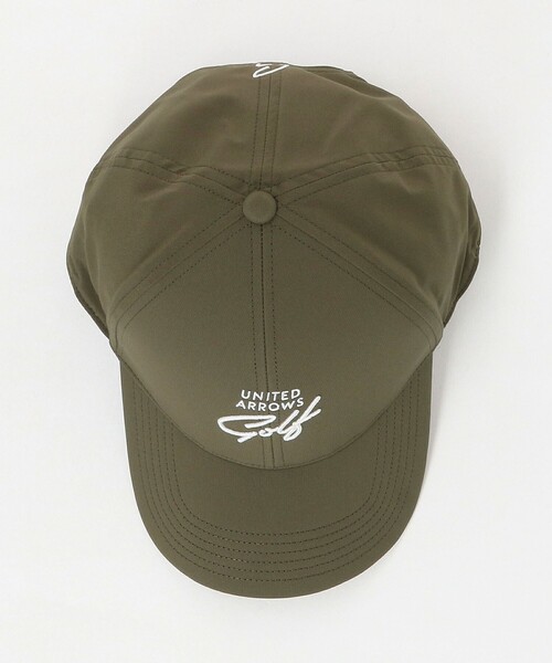 UNITED ARROWS GOLF(ユナイテッドアローズゴルフ)の「スポーティ ロゴ キャップ(キャップ・メンズ・ベージュ/ネイビー/オリーブ・FREE)」の7枚目の写真