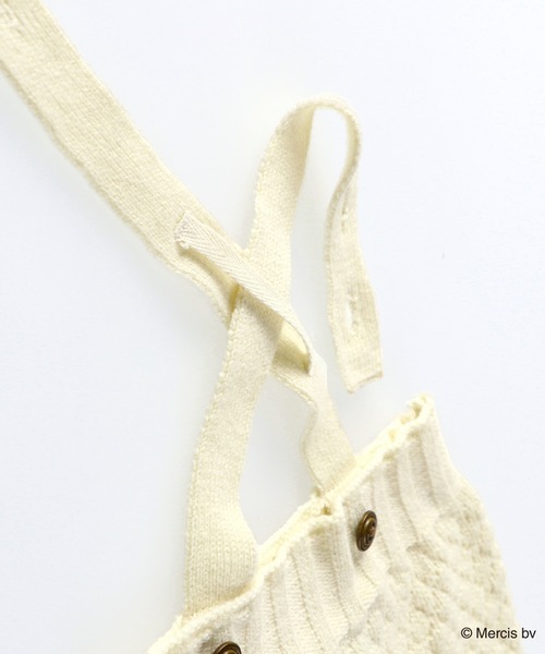 BRANSHES（ブランシェス）の「【boris/ボリス】ニットサロペット（その他ベビーウェア・キッズ・ブラウン/アイボリー・80）」の11枚目の写真