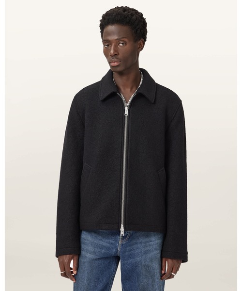 ALLSAINTS(オールセインツ)の「CELESTE CROPPED WOOL JACKET | CELESTE クロップド ウール ジャケット(その他アウター・メンズ・ブラック・S/M/L)」の6枚目の写真