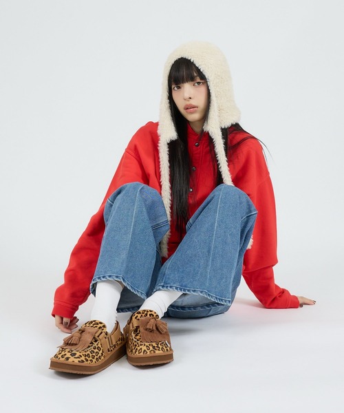 Ruben(ルーベン)の「【RUBEN/ルーベン】RUS-8355/シャギーボンネット/SHAGGY BONNET/帽子/もこもこ/ふわふわ【WEB限定】(ニットキャップ/ビーニー・レディース・ブラック/ベージュ/アイボリー・フリー)」の21枚目の写真
