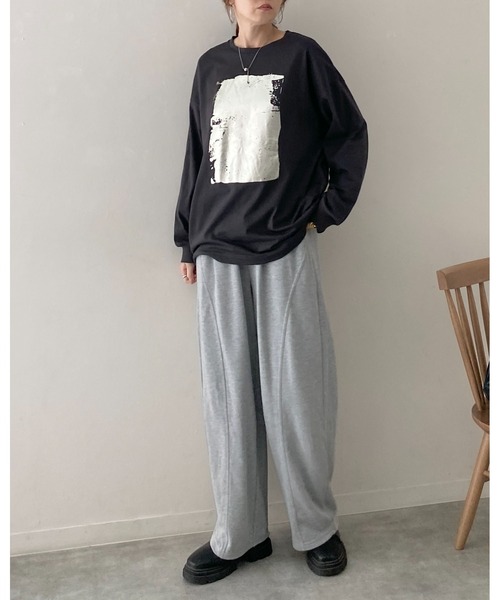 【早い者勝ち❗️】stone 長袖 ロンT ロングTシャツ ブラックL Amazon | [ラグスタイル] ポンチブロック切替ロンT メンズ 長袖 T