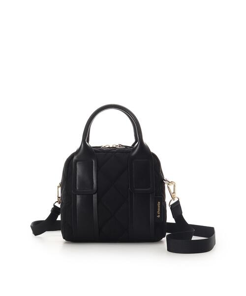 & chouette（アンドシュエット）の「ダイヤ型キルティングショルダーバッグ（ショルダーバッグ・レディース・ピンクベージュ/ブラック/ダルブルー系/カーキ・FREE）」の2枚目の写真