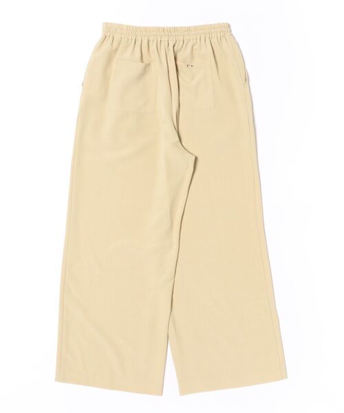 m.f.editorial（エムエフエディトリアル）の「【ストレッチ UVカット イージーケア】m.f.エディトリアル レディース ドライタッチ カルゼ イージーパンツ（スラックス・レディース・イエロー/サックスブルー・LARGE/MEDIUM）」の3枚目の写真