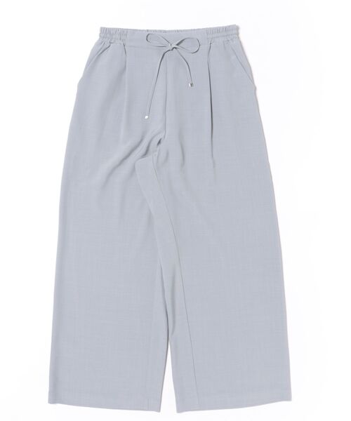 m.f.editorial（エムエフエディトリアル）の「【ストレッチ UVカット イージーケア】m.f.エディトリアル レディース ドライタッチ カルゼ イージーパンツ（スラックス・レディース・イエロー/サックスブルー・LARGE/MEDIUM）」の14枚目の写真