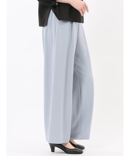 m.f.editorial（エムエフエディトリアル）の「【ストレッチ UVカット イージーケア】m.f.エディトリアル レディース ドライタッチ カルゼ イージーパンツ（スラックス・レディース・イエロー/サックスブルー・LARGE/MEDIUM）」の17枚目の写真