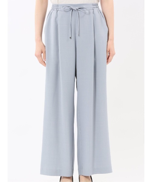 m.f.editorial（エムエフエディトリアル）の「【ストレッチ UVカット イージーケア】m.f.エディトリアル レディース ドライタッチ カルゼ イージーパンツ（スラックス・レディース・イエロー/サックスブルー・LARGE/MEDIUM）」の19枚目の写真