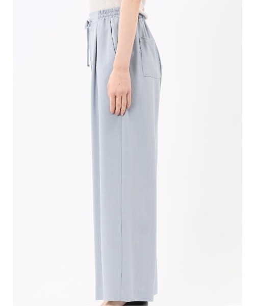 m.f.editorial（エムエフエディトリアル）の「【ストレッチ UVカット イージーケア】m.f.エディトリアル レディース ドライタッチ カルゼ イージーパンツ（スラックス・レディース・イエロー/サックスブルー・LARGE/MEDIUM）」の20枚目の写真