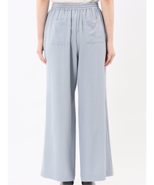 m.f.editorial（エムエフエディトリアル）の「【ストレッチ UVカット イージーケア】m.f.エディトリアル レディース ドライタッチ カルゼ イージーパンツ（スラックス・レディース・イエロー/サックスブルー・LARGE/MEDIUM）」の21枚目の写真