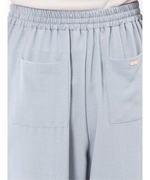 m.f.editorial（エムエフエディトリアル）の「【ストレッチ UVカット イージーケア】m.f.エディトリアル レディース ドライタッチ カルゼ イージーパンツ（スラックス・レディース・イエロー/サックスブルー・LARGE/MEDIUM）」の22枚目の写真