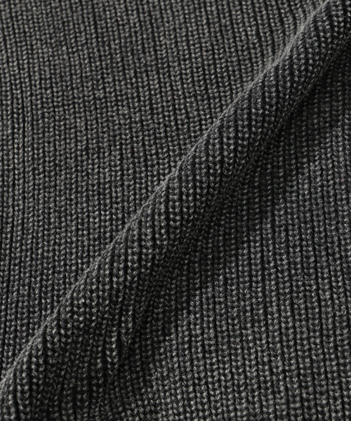 JOURNAL STANDARD relume（ジャーナルスタンダード　レリューム）の「フェードコットン ヘンリーネックニット（ニット/セーター・メンズ・ボルドー/グリーン/ブラウン/ブラック・LARGE/MEDIUM）」の17枚目の写真