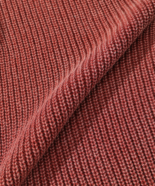 セール】フェードコットン ヘンリーネックニット（ニット/セーター