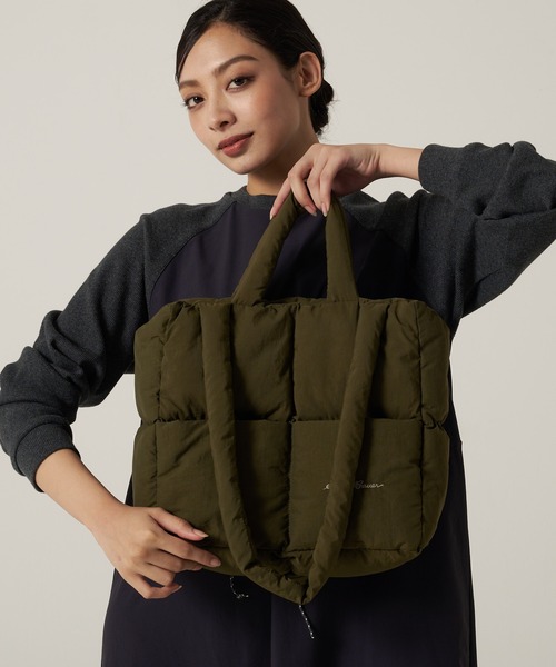 Eddie Bauer(エディーバウアー)の「シラスライト トートバッグ #2(トートバッグ・レディース・ブラック/カーキ・F)」の2枚目の写真