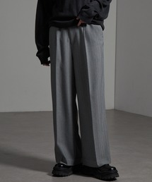 badway グレースラックス 新品 ツータックワイドスラックス(グレー) | レディースファッション通販