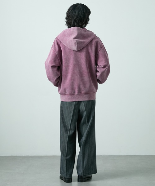 CIYOT(シヨウト)の「【CIYOT-シヨウト-】ラスターレスウールライクワンタックワイドパンツ【セットアップ対応】(スラックス・メンズ・ブラウン/ダークグレー/ブラック系/ブラック/チャコールグレー/グレー・S/M/L)」の22枚目の写真