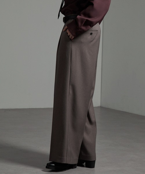 セール】【CIYOT-シヨウト-】ラスターレスウールライクワンタック