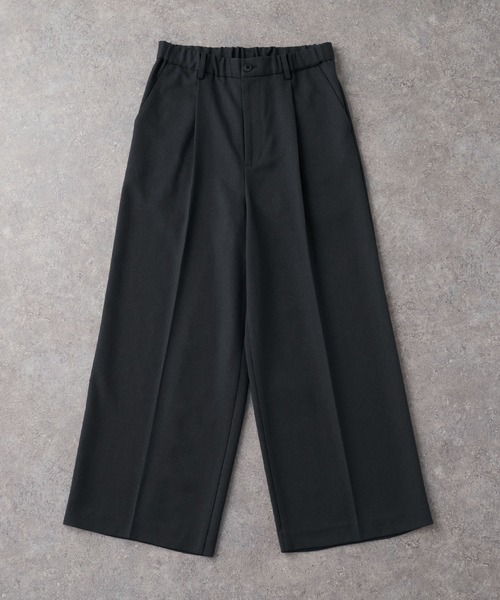 CIYOT(シヨウト)の「【CIYOT-シヨウト-】ラスターレスウールライクワンタックワイドパンツ【セットアップ対応】(スラックス・メンズ・ブラウン/ダークグレー/ブラック系/ブラック/チャコールグレー/グレー・S/M/L)」の8枚目の写真