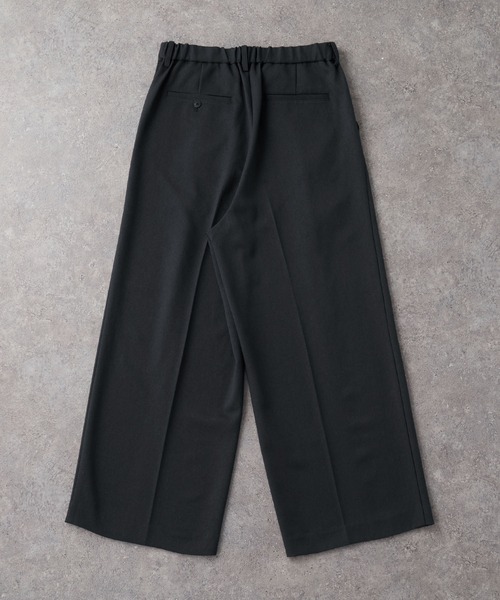 CIYOT(シヨウト)の「【CIYOT-シヨウト-】ラスターレスウールライクワンタックワイドパンツ【セットアップ対応】(スラックス・メンズ・ブラウン/ダークグレー/ブラック系/ブラック/チャコールグレー/グレー・S/M/L)」の12枚目の写真