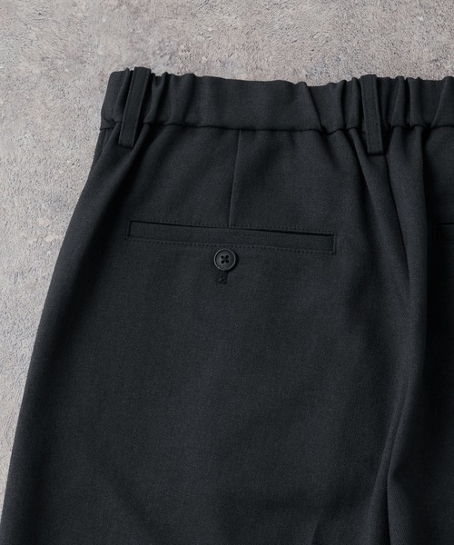 CIYOT(シヨウト)の「【CIYOT-シヨウト-】ラスターレスウールライクワンタックワイドパンツ【セットアップ対応】(スラックス・メンズ・ブラウン/ダークグレー/ブラック系/ブラック/チャコールグレー/グレー・S/M/L)」の18枚目の写真
