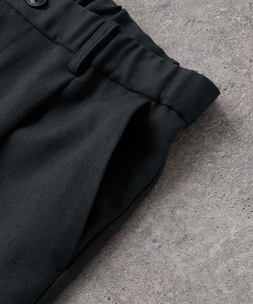 CIYOT(シヨウト)の「【CIYOT-シヨウト-】ラスターレスウールライクワンタックワイドパンツ【セットアップ対応】(スラックス・メンズ・ブラウン/ダークグレー/ブラック系/ブラック/チャコールグレー/グレー・S/M/L)」の17枚目の写真