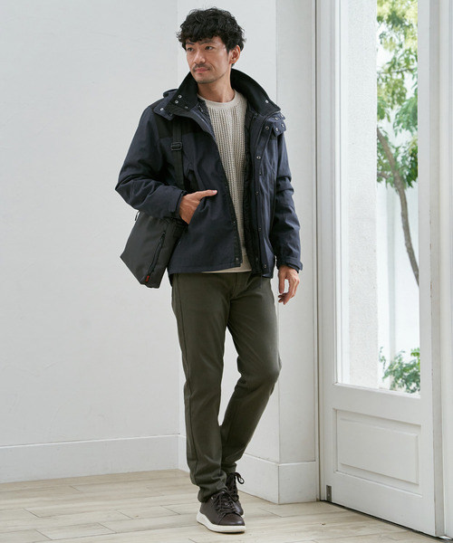 ikka(イッカ)の「【芸能人着用】ビッグワッフルクルーネックプルオーバー(スウェット・メンズ・ブラック/ワイン/グレー/ネイビー/ベージュ/ホワイト・M/L/XL/S)」の9枚目の写真