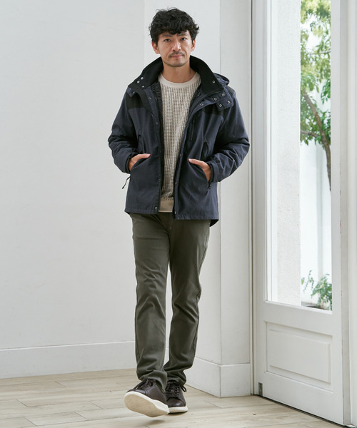 ikka(イッカ)の「【芸能人着用】ビッグワッフルクルーネックプルオーバー(スウェット・メンズ・ブラック/ワイン/グレー/ネイビー/ベージュ/ホワイト・M/L/XL/S)」の11枚目の写真