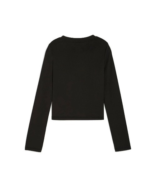 PUMA(プーマ)の「PUMA PUMA x ROSE SLIM LONGSLEEVE TEE(プーマ プーマ x ロゼ スリム ロングスリーブ Tシャツ)(Tシャツ/カットソー・レディース・ホワイト系/ブラック系・SMALL/MEDIUM/LARGE)」の10枚目の写真