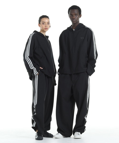 Y-3 HOODED TRACK TOP 3-STRIPES（ブルゾン）｜Y-3（ワイスリー）の