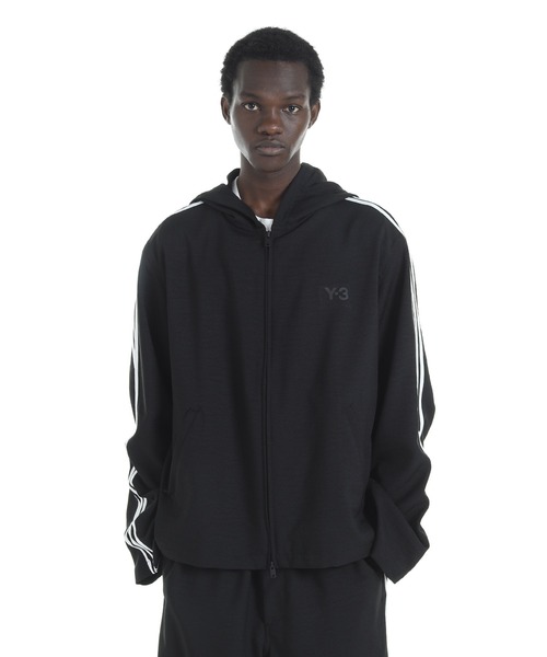 Y-3 HOODED TRACK TOP 3-STRIPES（ブルゾン）｜Y-3（ワイスリー）の