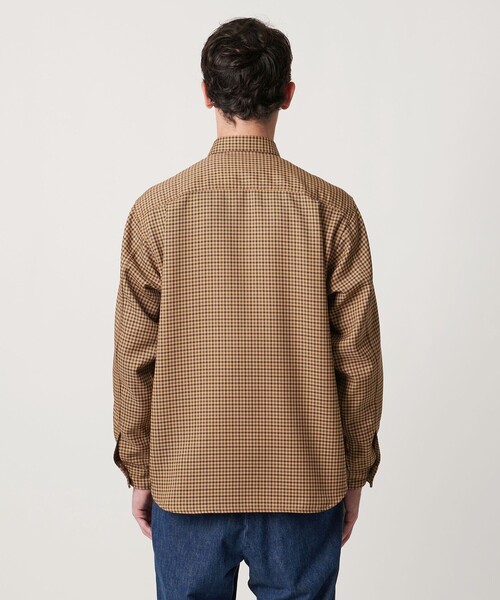 UNITED ARROWS（ユナイテッドアローズ）の「ツイードライク ダブルポケット オーバー シャツ（シャツ/ブラウス・メンズ・ブラウン系/グレー系・XL/L/M/S）」の7枚目の写真