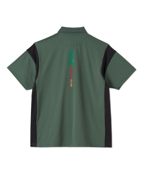 Pacific Golf Club ポロシャツ オリーブ トリプルコラボ パシフィック