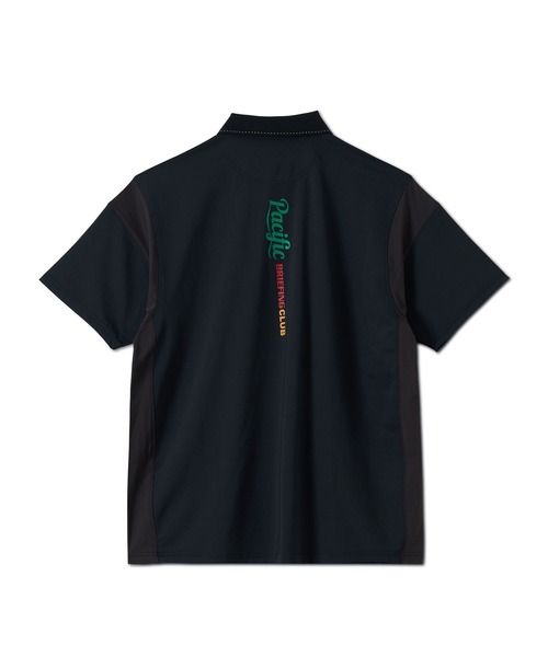 BRIEFING × PGC MS COLLEGE POLO RF（ポロシャツ）｜Pacific GOLF CLUB