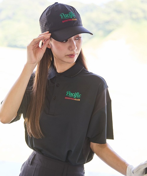 BRIEFING × PGC MS COLLEGE POLO RF（ポロシャツ）｜Pacific GOLF CLUB