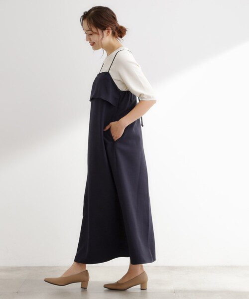 grove（グローブ）の「【カセット服】洗えるAラインキャミワンピース（ワンピース・レディース・ブラウン系その他/ネイビー系5/ライトベージュ・02/03/01/05/04）」の19枚目の写真