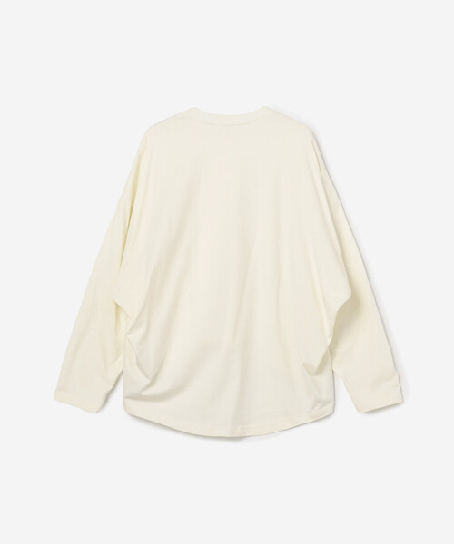 alvana（アルヴァナ）の「alvana | コットン ロングスリーブTシャツ WOMEN（Tシャツ/カットソー・レディース・パープル/ブラック/ホワイト・1）」の5枚目の写真