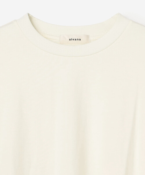 alvana（アルヴァナ）の「alvana | コットン ロングスリーブTシャツ WOMEN（Tシャツ/カットソー・レディース・パープル/ブラック/ホワイト・1）」の6枚目の写真