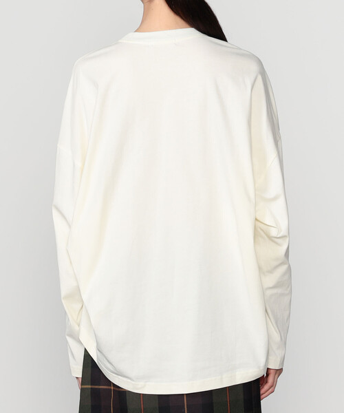 alvana（アルヴァナ）の「alvana | コットン ロングスリーブTシャツ WOMEN（Tシャツ/カットソー・レディース・パープル/ブラック/ホワイト・1）」の11枚目の写真