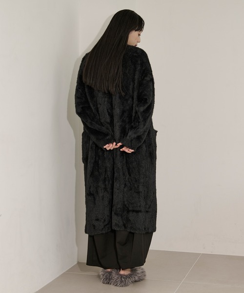 shaggy gown シャギーロングカーディガン（カーディガン/ボレロ