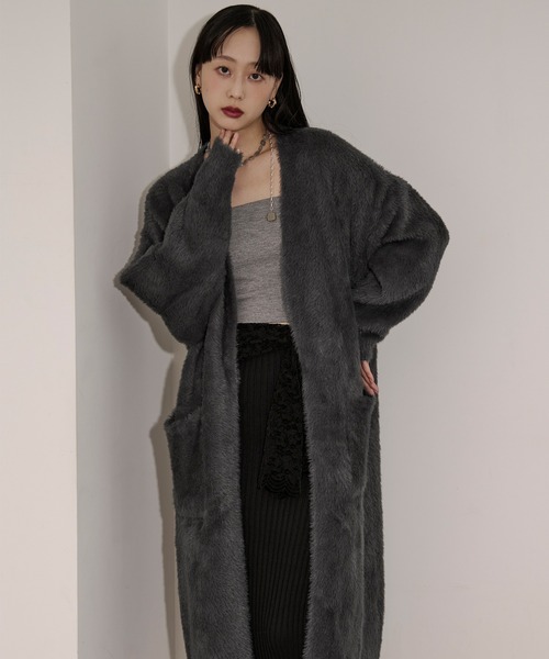 サイズＬ　ROEN ロングカーディガン　ＲＯＡＲ hyde着新品Roenロエン ペイズリースカルロングカーディガン S