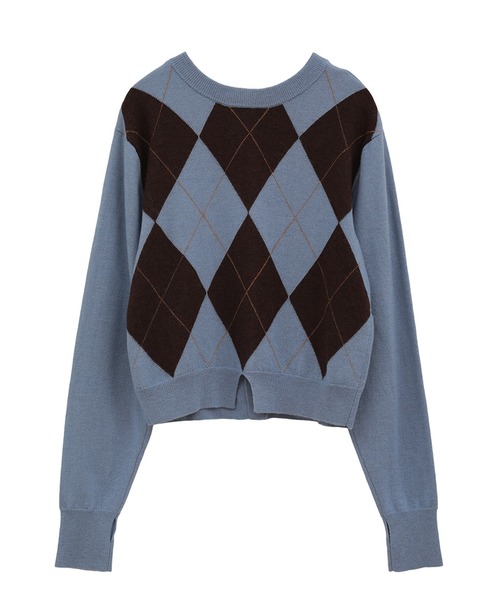 CLANE ARRANGE KNIT TOPS グレー 24AW 完売品 CLANE ARRANGE KNIT TOPS グレー 24AW 完売品