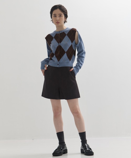 CLANE/クラネ】ARRANGE KNIT TOPS/アレンジニットトップス/2WAY/秋服