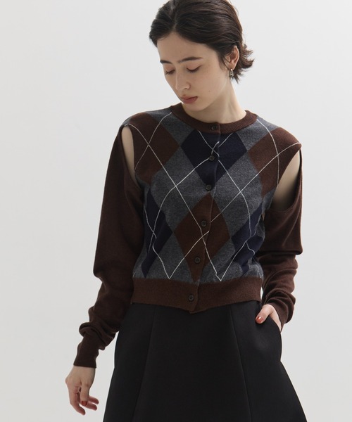 訳ありCLANE ARRANGE KNIT TOPS CLANE(クラネ) ARRANGE KNIT TOPS - COLDBECK ONLINE（コール