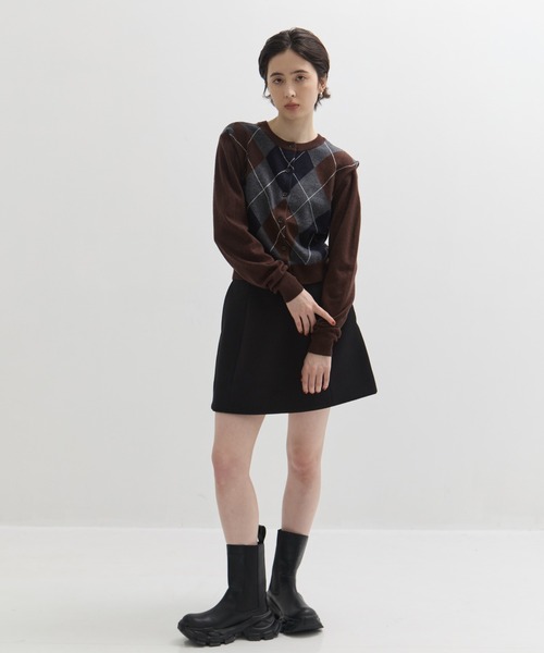 即日発送　 CLANE ARRANGE KNIT TOPS クラネ CLANE/クラネ】ARRANGE KNIT TOPS/アレンジニットトップス/2WAY/秋服