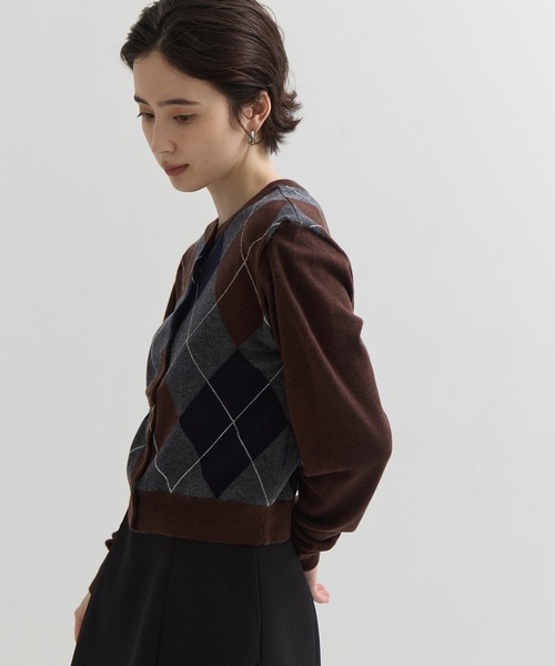 CLANE ARRANGE KNIT TOPS チャコールグレー size2 CLANE/クラネ】ARRANGE KNIT TOPS/アレンジニットトップス/2WAY