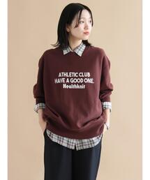 sm2rhythm | 【Healthknit】ロゴクルーネックプルオーバー(Tシャツ/カットソー)