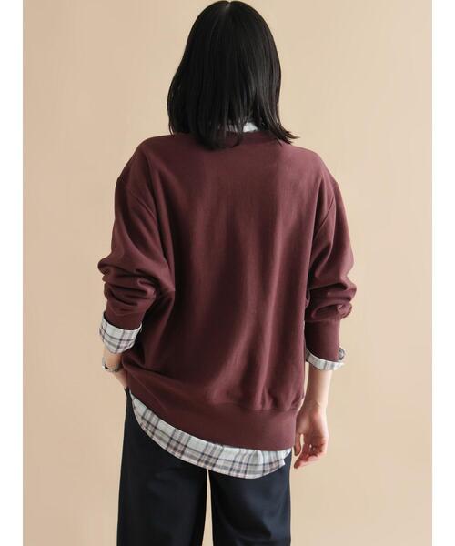 sm2rhythm（サマンサモスモスリズム）の「【Healthknit】ロゴクルーネックプルオーバー（Tシャツ/カットソー・レディース・ボルドー/ブラック/トップグレー・F）」の18枚目の写真