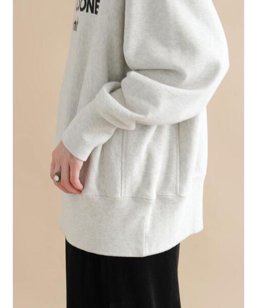 sm2rhythm（サマンサモスモスリズム）の「【Healthknit】ロゴクルーネックプルオーバー（Tシャツ/カットソー・レディース・ボルドー/ブラック/トップグレー・F）」の5枚目の写真