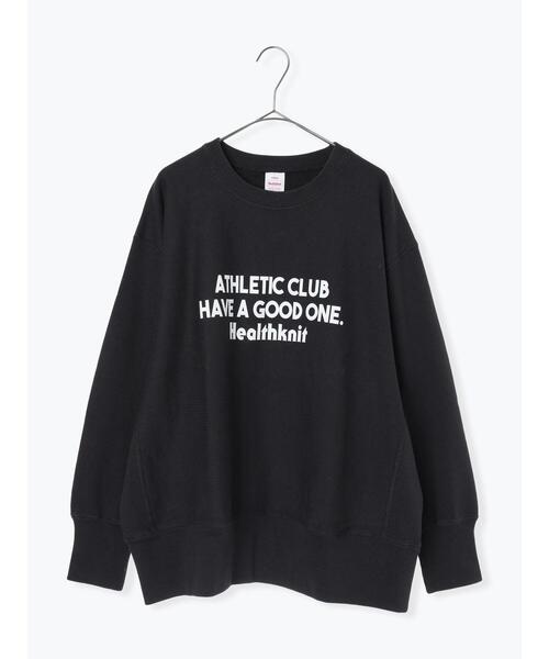 sm2rhythm（サマンサモスモスリズム）の「【Healthknit】ロゴクルーネックプルオーバー（Tシャツ/カットソー・レディース・ボルドー/ブラック/トップグレー・F）」の7枚目の写真