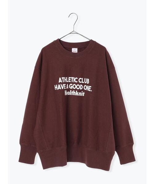 sm2rhythm（サマンサモスモスリズム）の「【Healthknit】ロゴクルーネックプルオーバー（Tシャツ/カットソー・レディース・ボルドー/ブラック/トップグレー・F）」の8枚目の写真