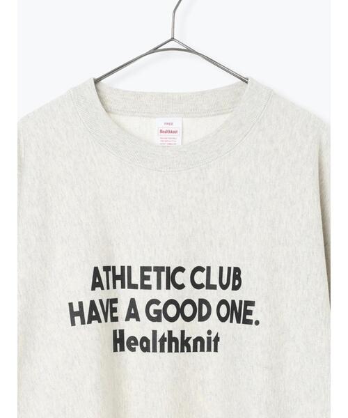 sm2rhythm（サマンサモスモスリズム）の「【Healthknit】ロゴクルーネックプルオーバー（Tシャツ/カットソー・レディース・ボルドー/ブラック/トップグレー・F）」の11枚目の写真