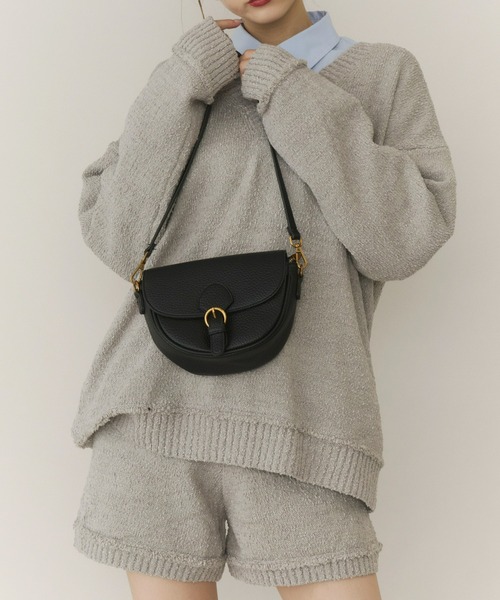 Olu.（オルドット）の「ブークレニットパンツ[セットアップ可能]（その他パンツ・レディース・ブラック/アイボリー/グレー・FREE）」の7枚目の写真